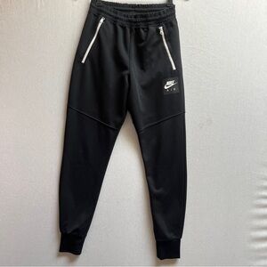 Nike Black Sweatpants with White Accents Sz S